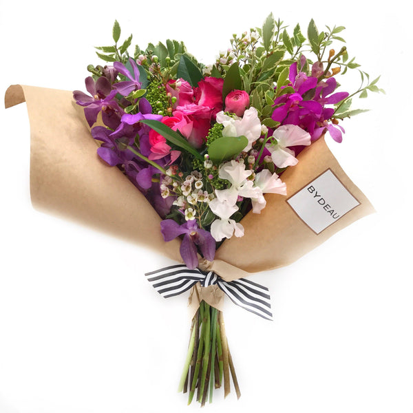 Hand Tied Flowers Subscription Hong Kong