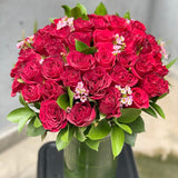 50 Stems of Red Roses